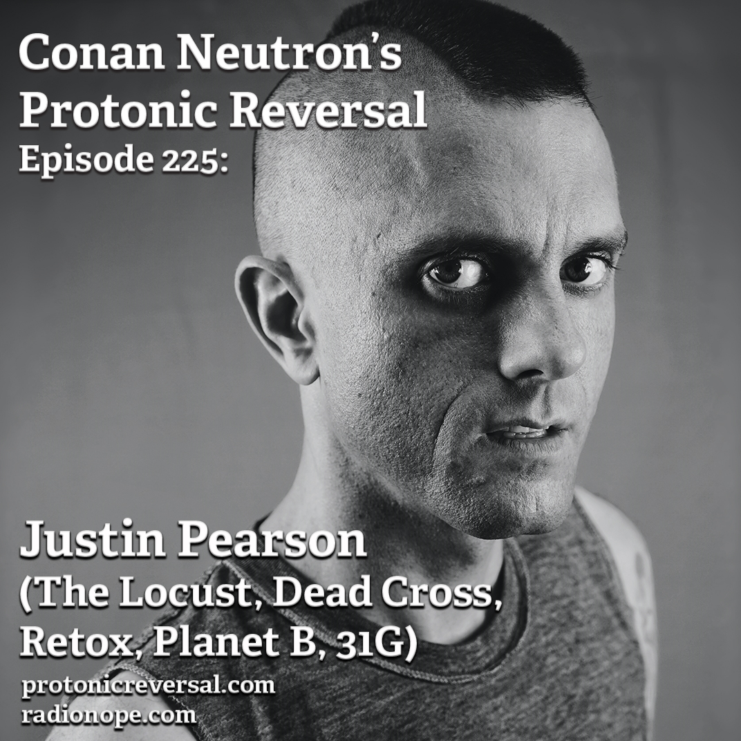 Ep225: Justin Pearson (The Locust, Dead Cross, Retox, Planet B, 31G) episode artwork